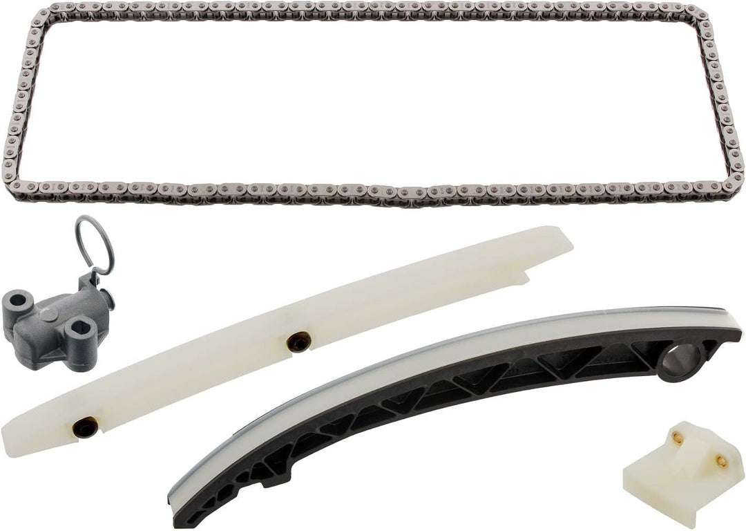 febi bilstein 34162 Steuerkettensatz für Nockenwelle, mit Gleitschienen und Kettenspanner , 1 Stück