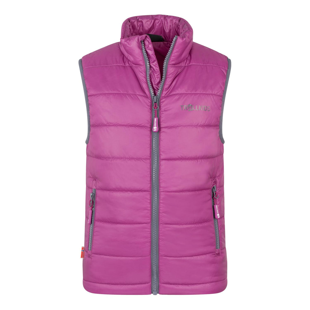 Trollkids Kids Trondheim Vest 92 fresh berry/graphite, 92 fresh berry/graphite