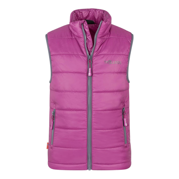 Trollkids Kids Trondheim Vest 92 fresh berry/graphite, 92 fresh berry/graphite