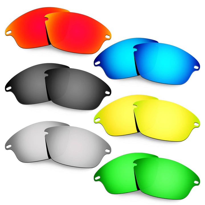HKUCO Plus Mens Replacement Lenses For Oakley Fast Jacket - 6 pair