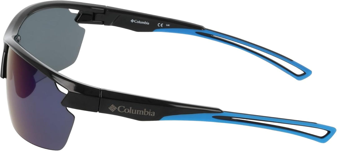 Columbia Herren Sonnenbrille Einheitsgrösse Black/Blue Flash, Einheitsgrösse Black/Blue Flash