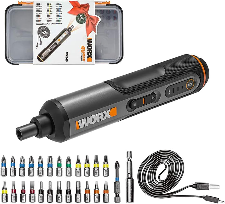 Akkuschrauber 4V WORX | WX240 - mit Akku | 1,5Ah Dual LED