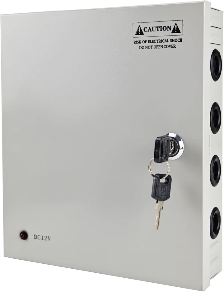 9 Kanal Netzteil Kasten 12V 5A 60W Netzteil für CCTV Kamera Videoüberwachung Leistungsnetzteil 12V 5
