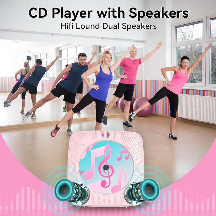 Radio mit CD Player Kinder: Kegaudio Tragbarer CD Players Tragbar mit Bluetooth Lautsprecher Frontan