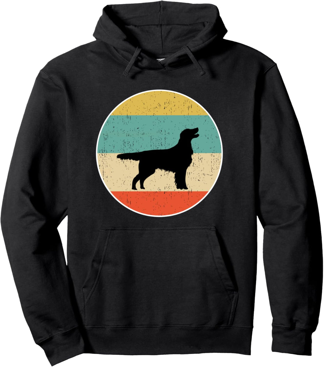 Flachbeschichtetes Retriever Dog Geschenk Pullover Hoodie