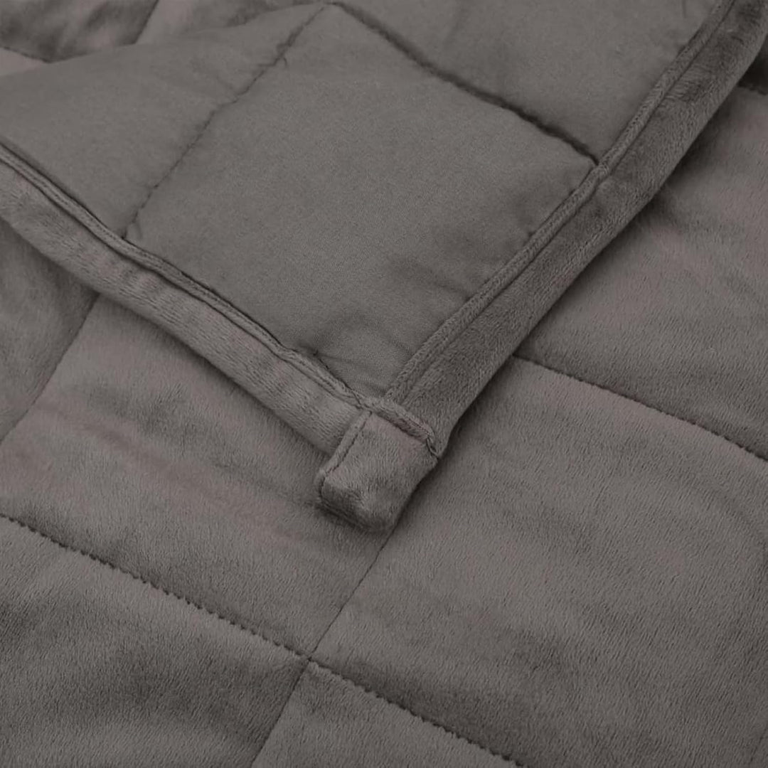 Homgoday Gewichtete Decke, Grau, 200 x 225 cm, 13 kg, Stoff, Möbel warme und bequeme Decke, hochwert