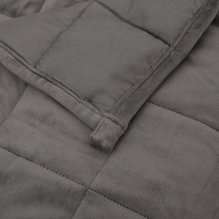 Homgoday Gewichtete Decke, Grau, 200 x 225 cm, 13 kg, Stoff, Möbel warme und bequeme Decke, hochwert