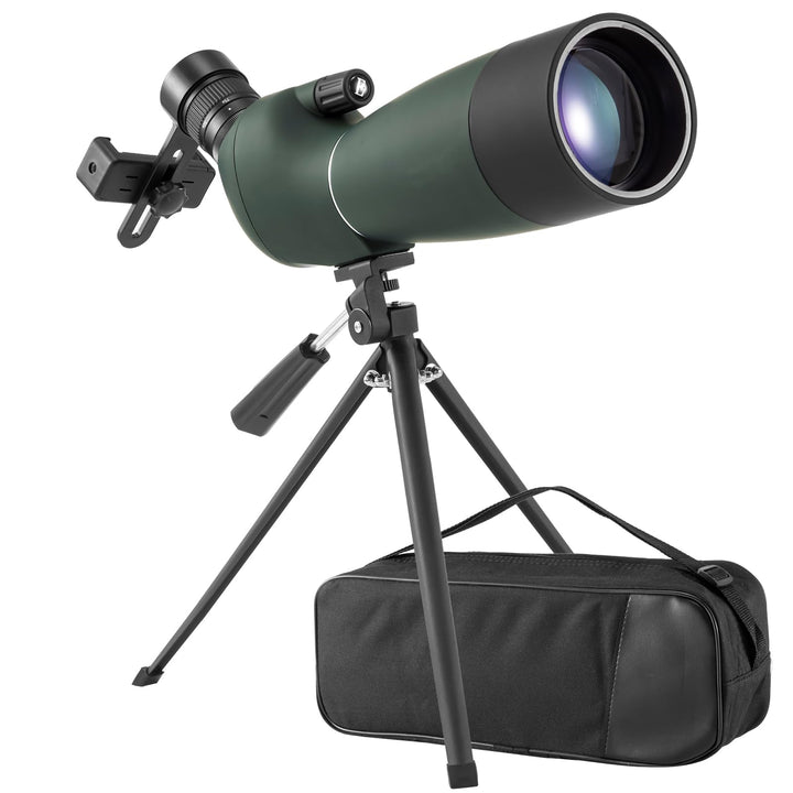 Spektiv Sportschützen 25-75x70,Spektiv mit Stativ HD IP67 Wasserdichtes BAK4 Porro Prism FMC Monokul
