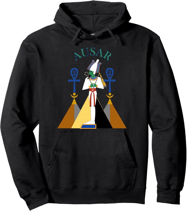 Ägyptischer Gott Osiris Ausar Kemet Kemetic Pullover Hoodie