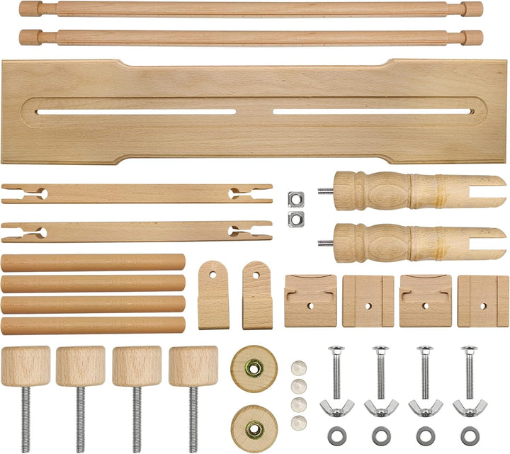 Verstellbarer Stickständer – Guofa Hände frei Stickrahmen Ständer Buchenholz Stickrahmen Drehbarer K