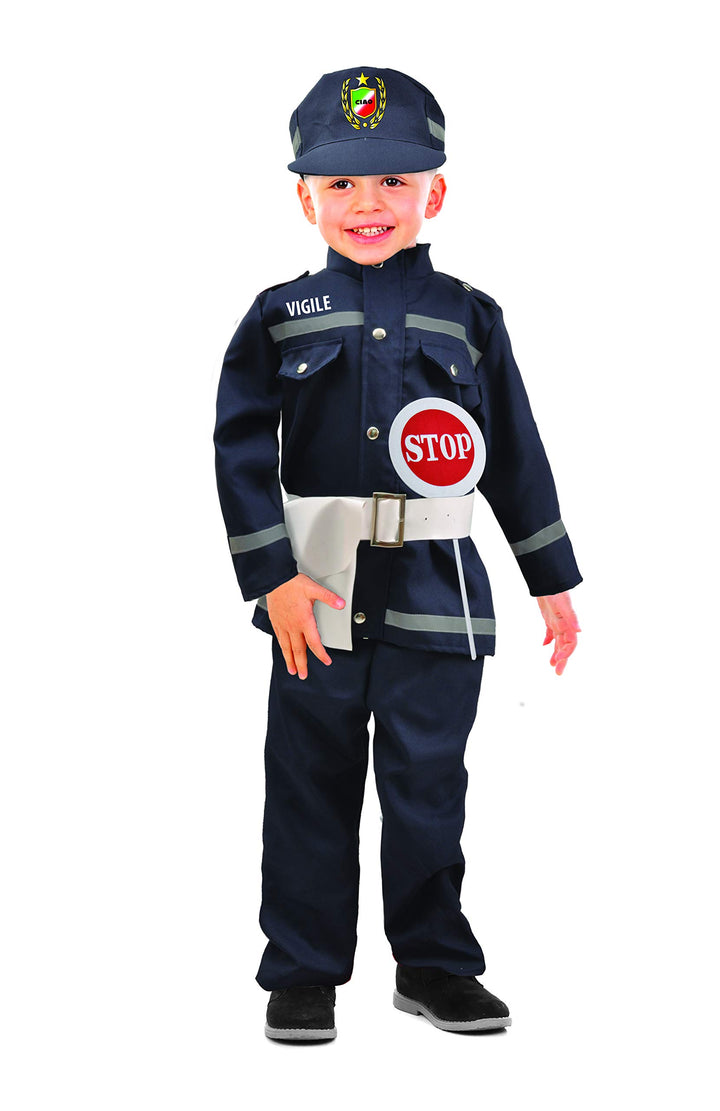 Ciao- Traffic/Finance Police Kostüm Verkleidung Junge Mädchen, Traffic Police (Junge)