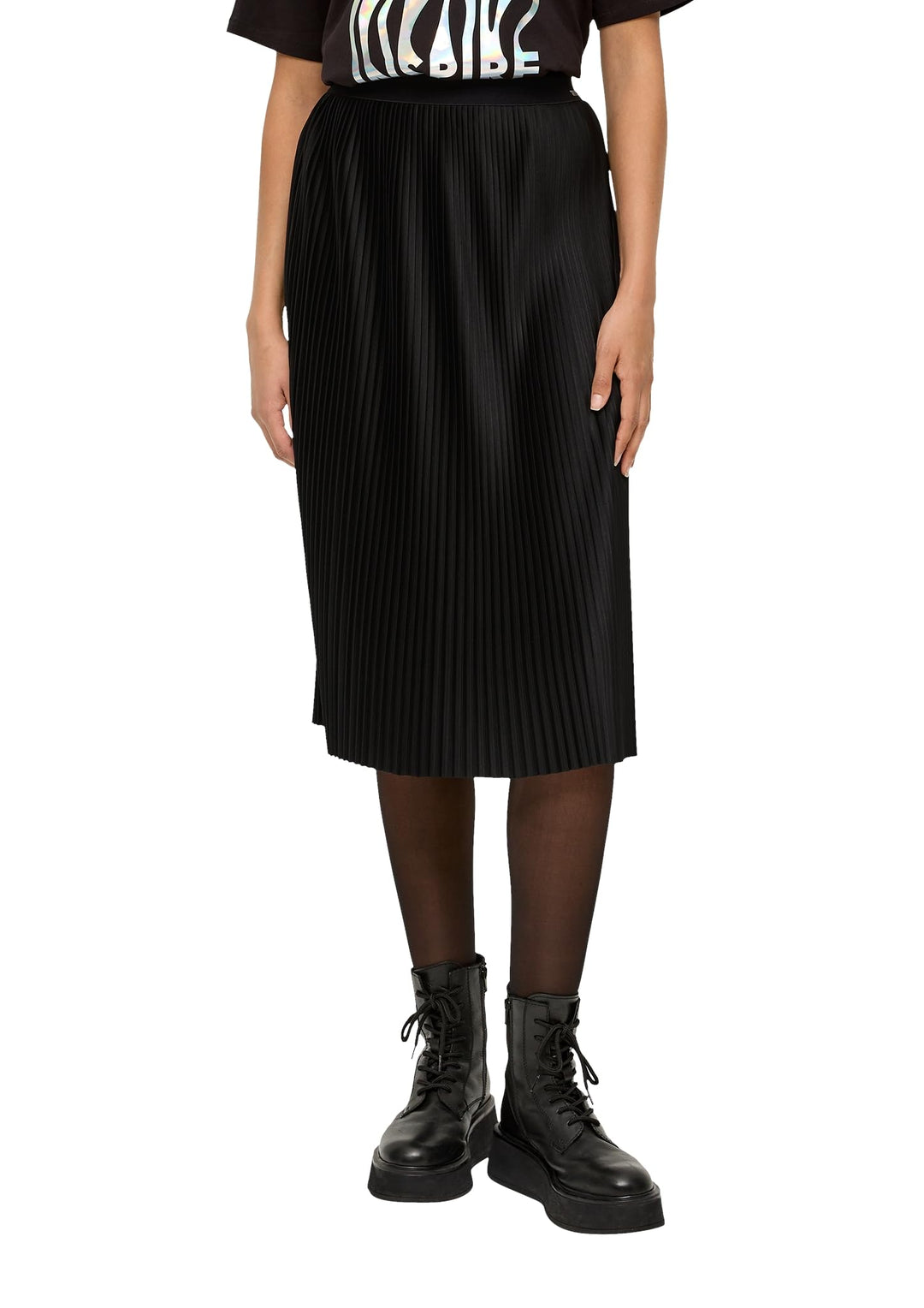 s.Oliver Damen Maxirock mit Plisseefalten 44 9999, 44 9999