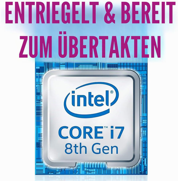 Intel Core i7-8700K Prozessor (12 MB Cache, bis zu, 6 core, 3.70 GHz) i7-8700K Prozessor 3.70 GHz, i
