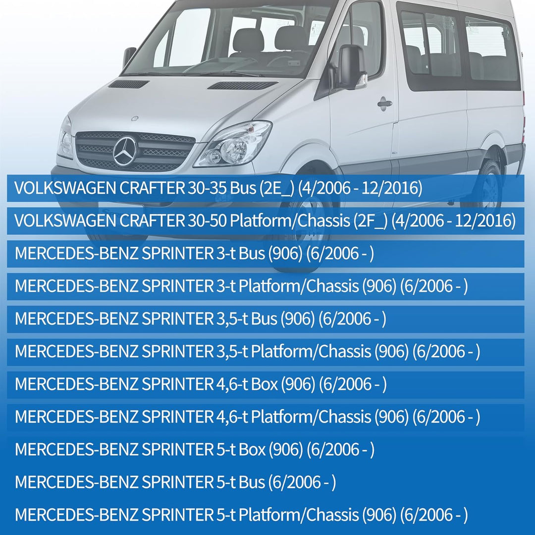Convitex Aussenspiegel links für Sprinter 906 Elektrisch Mit Blinker Links Fahrerseite Elektrisch 6-