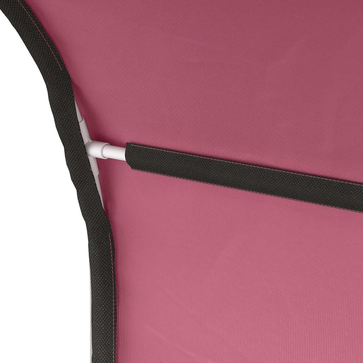 Bettunnel 2 Stück Rosa aus Polyester 211 x 52,5 x 2 cm, Zubehör für Doppelbett Lattenrost mit Stützf