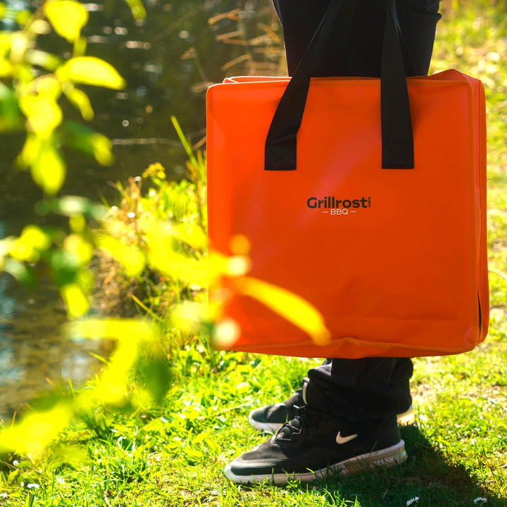 Grillrost.com Das Original Tasche für die Mini Feuerplatte - Perfekt zum platzsparenden Verstauen, T