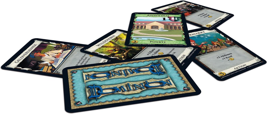 Rio Grande Games 22501413 - Dominion Basisspiel - zweite Edition; Neuauflage des Spiel des Jahres 20