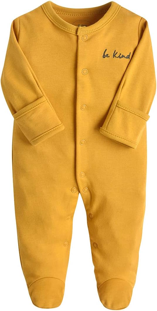amropi Baby Mädchen Schlafstrampler 3er Pack Jungen Pyjamas Baumwolle Overalls Strampler für 0-12 Mo