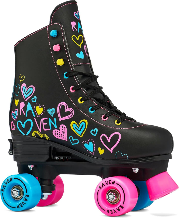 Raven Verstellbare Rollschuhe Roller Skates Trista/Serena - Kugellager Carbon Abec7 - SAS - Shock Ab