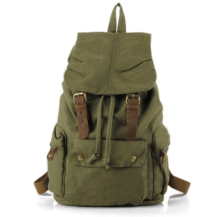 Yimidear Canvas Rucksack, Herren Damen Vintage Rucksäcke Retro Schulrucksack Wanderrucksack Reisetas