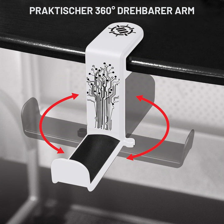 ENHANCE PC Gaming Headset Kopfhörer Halterung Hanger Mount Kopfhörer Stand mit verstellbaren & Schwe