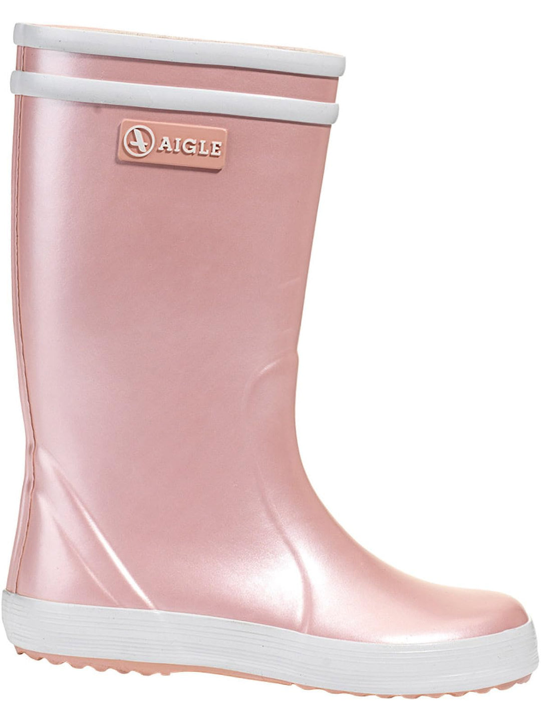 Aigle Unisex Kinder Lolly Irrise 2 Gummistiefel 24 EU Perlfarben, 24 EU Perlfarben