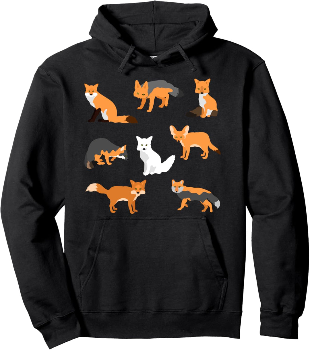 Füchse Tiere Tierfreund Waldtier Tierlieb Hoodie Pullover Hoodie