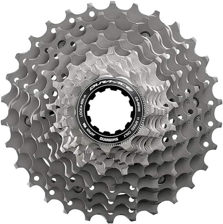 SHIMANO Unisex – Erwachsene Csr9100 Kassetten & Ritzel 11-30 Zähne silber, 11-30 Zähne silber