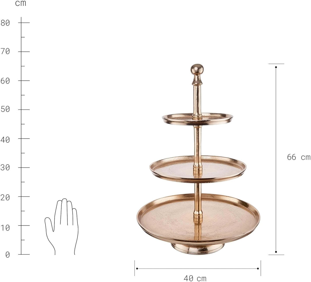 BUTLERS Banquet Etagere 3-stufig Höhe 66cm