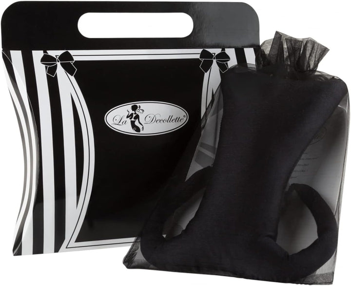 La Decollette Original faltenfreie Dekolettee Schlaf BH Uni Grösse Black Velvet