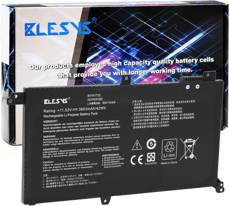 BLESYS B31N1732 Laptop Akku für Asus VivoBook S14 S430FA S430FN S430UF S430UA X430FN X430UF X430UN X