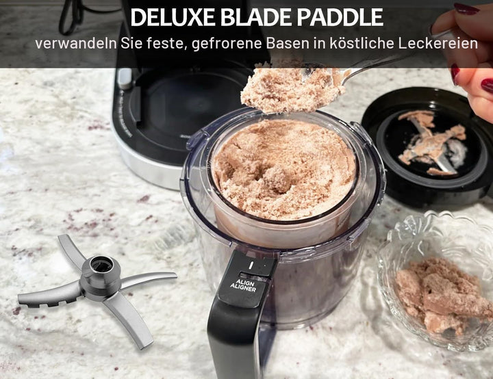 Ersatzklinge Kompatibel mit Ninja CREAMi Deluxe NC501EU NC502EU Eismaschine, Paddel Klinge Ersatztei