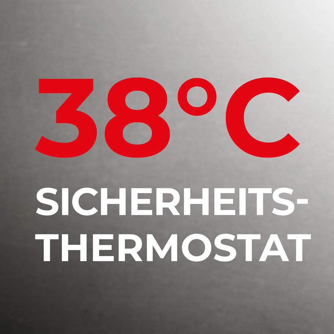 Schulte Duschsystem mit Sicherheits-Thermostat, Kopfbrause rund, Chrom, Korpus aus Messing, Duschmas
