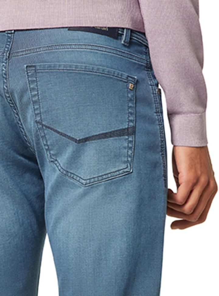 Pierre Cardin Herren Jeans Lyon Tapered | Männer Hose | Tapered Fit | Light Brown Used Buffies Washe