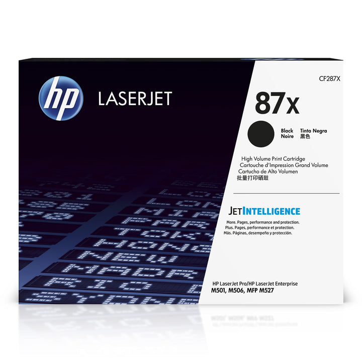 HP 87X (CF287X) Schwarz Original Toner mit hoher Reichweite für HP Laserjet Enterprise M506, HP Lase