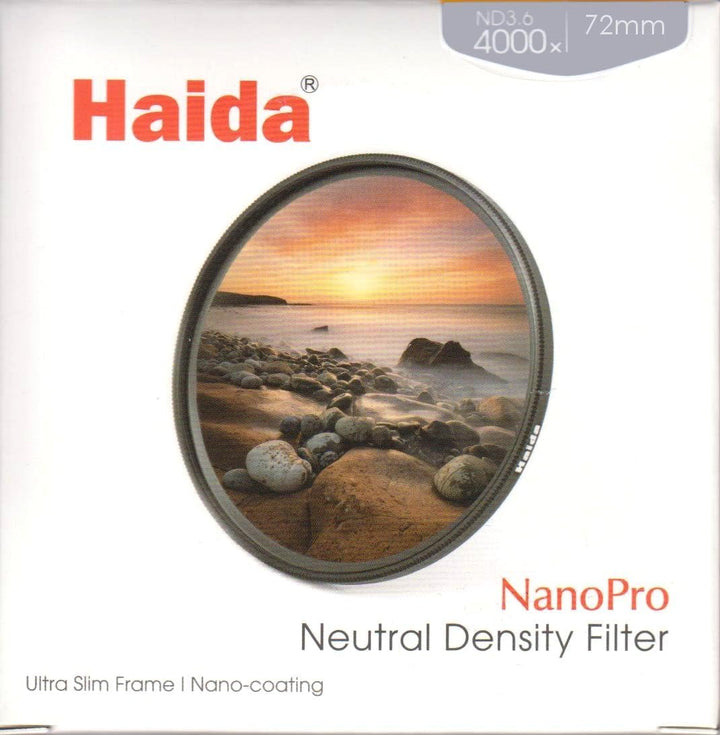 Haida Nanopro 72mm MC Nd4000 ND Filter 3.6 4000x12 Stop Hd3296 Neutral Dichte - 72