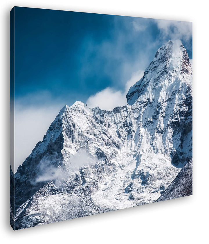 deyoli Himalaya-Gebirge Format: 70x70 als Leinwand, Motiv fertig gerahmt auf Echtholzrahmen, Hochwer