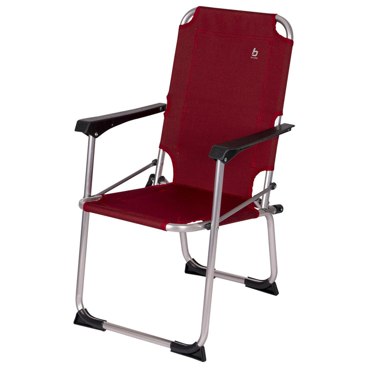 Bo-Camp Alu Kinder Stuhl Copa Rio Camping Klappstuhl Strand Garten Angel Faltbar Rot, Rot