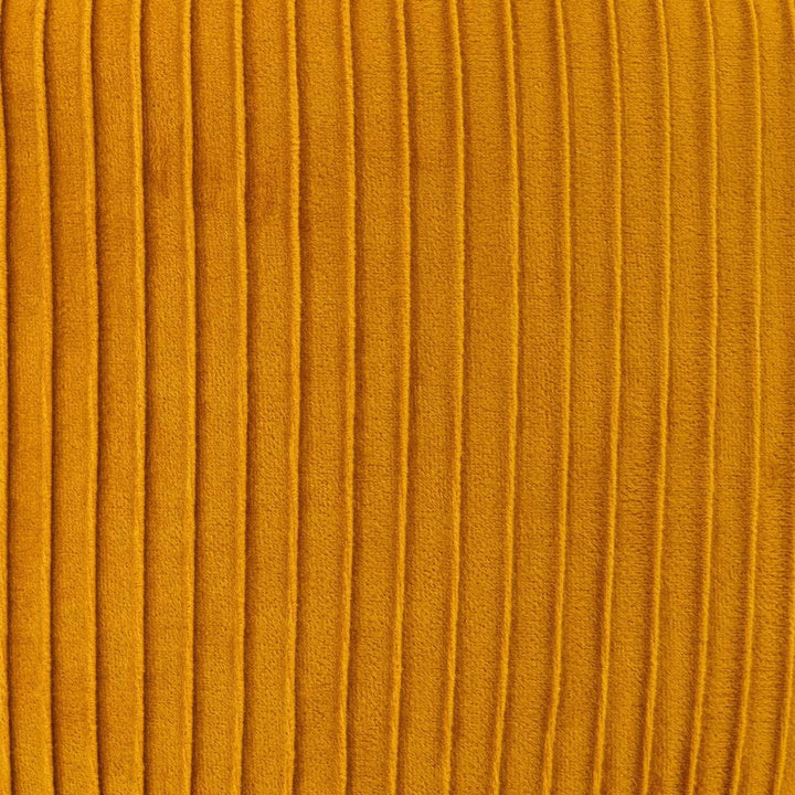 Hocker Solaro senffarben aus plissiertem Samt - Senfgelb - Atmosphera créateur d'intérieur