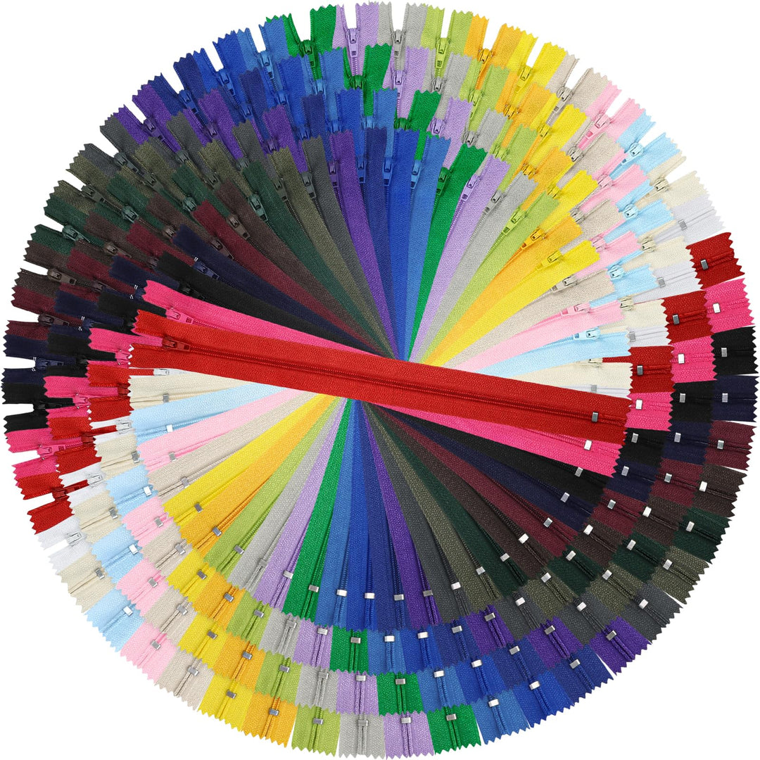 Reissverschluss, 24 Farben Nylon Reissverschlüsse, 15cm 20cm 25cm 30cm lang, 2.5cm breit für Kleidun