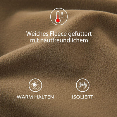 ineepor Thermo Leggings Damen Outdoor mit Fleece Gefütterte Leggins Taschen Hohe Taille Winter wasse