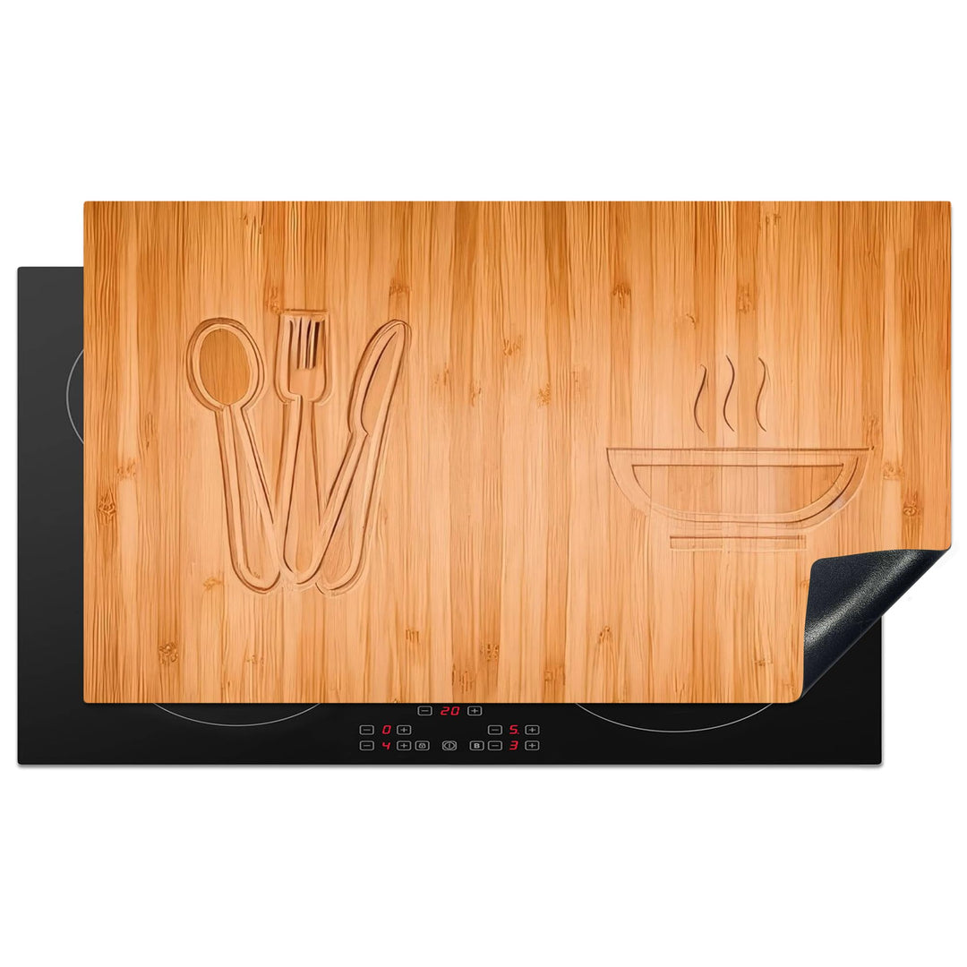 KitchenYeah© Herdabdeckplatte Einteilig Induktionsmatte Küche Abdeckung Ceranfeld Herd Abdeckplatte