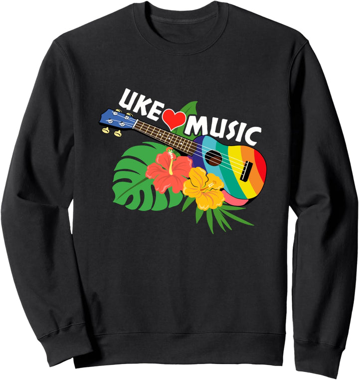 Ukulele Tropical Musiker Geschenk Sweatshirt