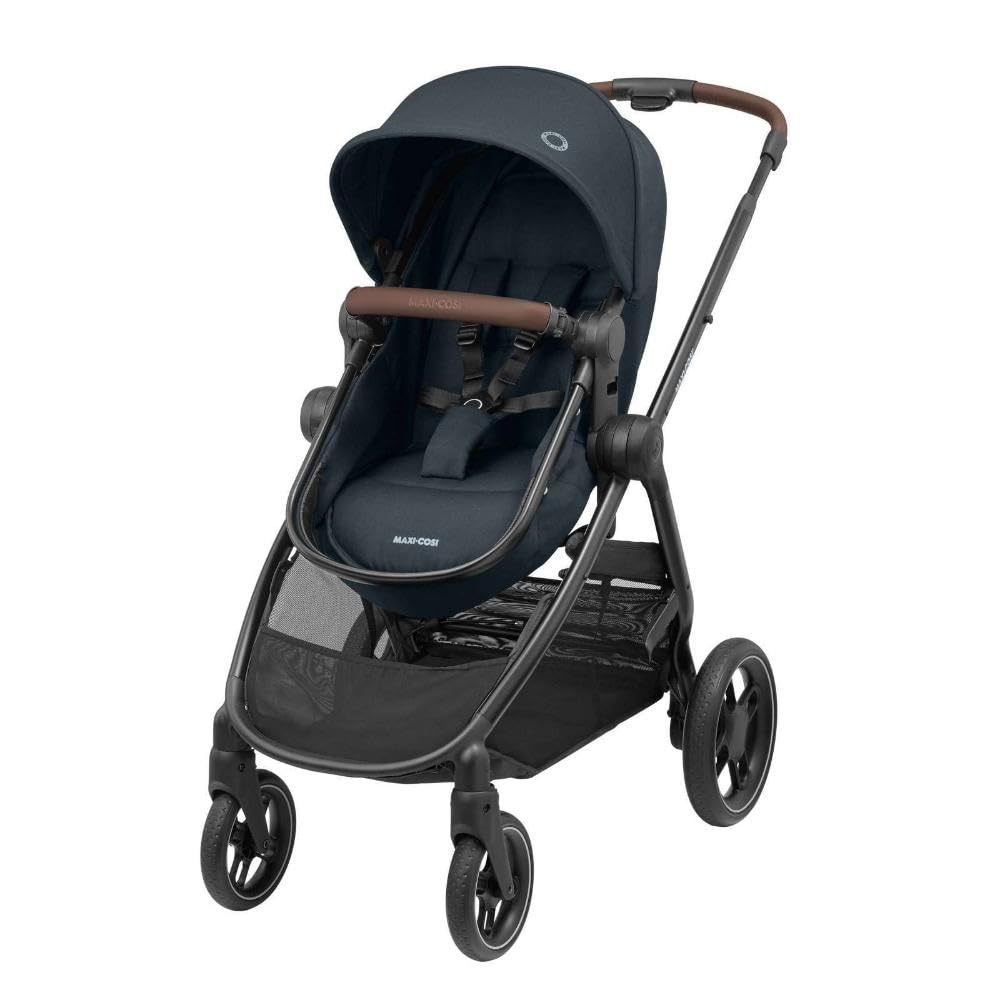 Maxi-Cosi Kombi-Kinderwagen Modell 2-in-1 Zelia³ wendbarer Sitz & Wanne in einem, verstellbarer Schi