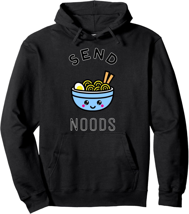 Senden Sie Noods Funny Noodle Witze Hilarious Adult Humor Pullover Hoodie