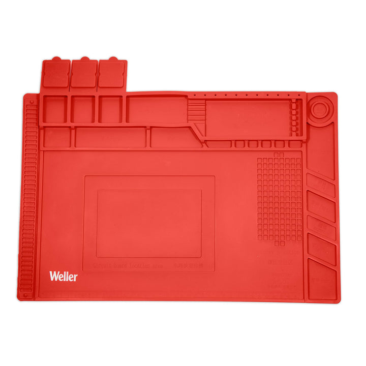 Weller WLACCWSM2-02EU Matte für Lötarbeiten Grösse, mittel, Beinhaltet ein Lineal und Einzelne Fäche