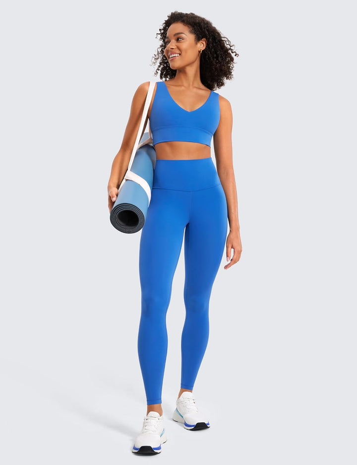 CRZ YOGA Butterluxe Damen High Waist Sport Leggings Blickdicht Yoga Leggins Sporthose Workout Gym Yo