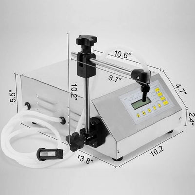 SHZICMY Flüssigkeit Füllmaschine Automatisch Flüssigkeit Abfüllmaschine Tabletop Abfüllgerät 2-3500m