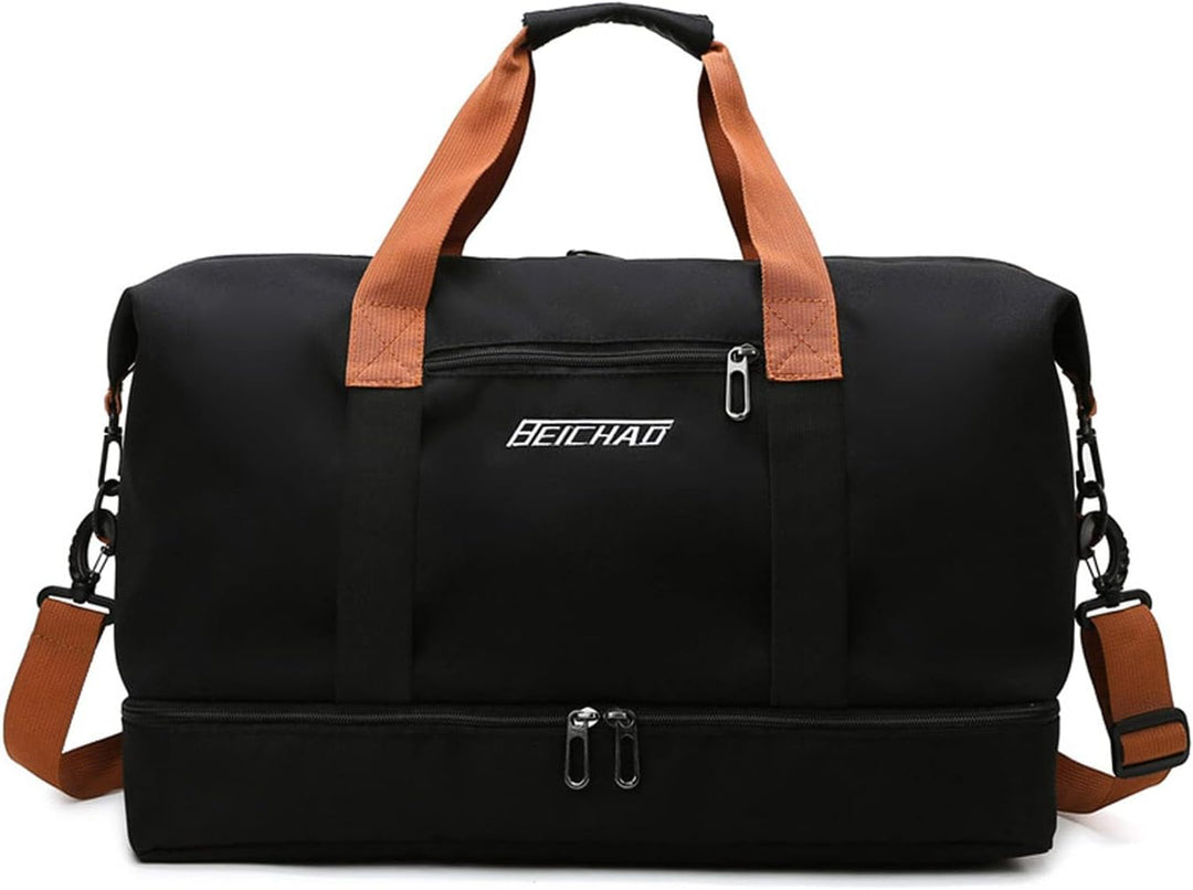 FANDARE Reisetaschen Handgepäck Duffel Tasche Sporttasche Übernachtung Sporttasche Tote Handtasche D