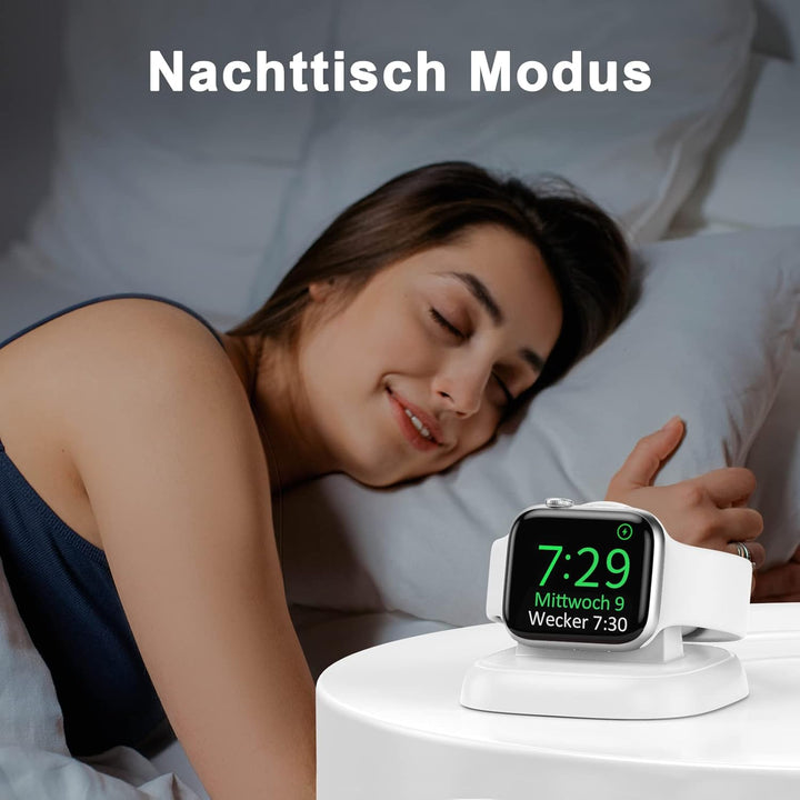 LVFAN Ladegerät für Apple Watch, iWatch Ladestation mit USB-C Ladekabel, kabelloser Reiseladegeräteh
